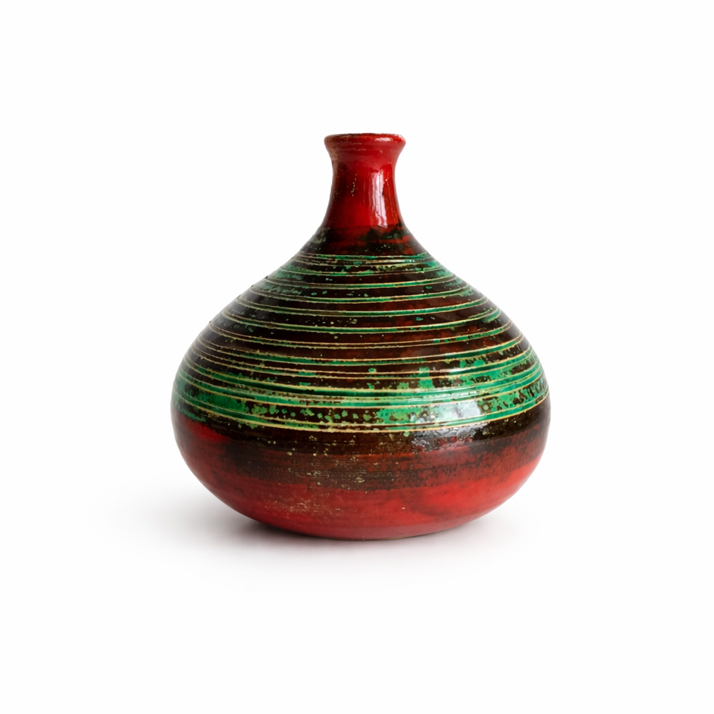 Oxide Spirals Vase